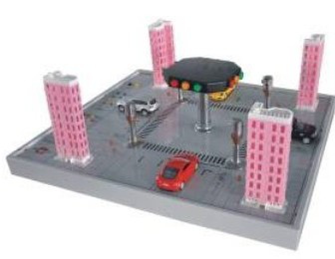 KRM-01J十字路口交通灯实物教学实验装置