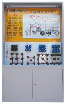 《金属工艺学》陈列柜（铁皮柜)