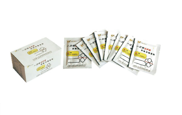 一次性CPR训练屏障消毒面膜（50张/盒）CPR按压板